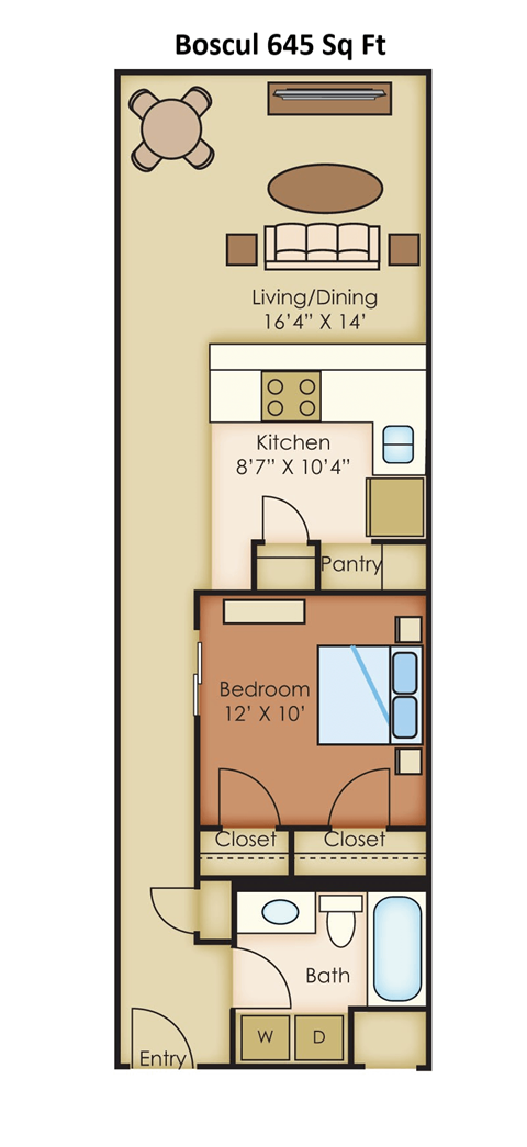 500 East Third Street 1-3 Beds Apartment for Rent - Photo Gallery 22